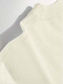 Camiseta Blanca con Estampado de Las Vegas para Mujer, Moda Primavera/VeranoEstampados de cerezas, naipes, dados y estrellas, combinados con un llamativo diseño del número 777 - Albaricoque - Ver 3