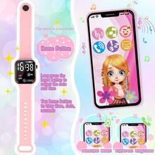Little Girls Toy Wallet, With Pretend Makeup, Princess Toy Set, Includes Handbag, Phone, Watch, Scarf, Children's Toy Wallet, Birthday Gift, Suitable For Girls Aged 3, 4, 5, 6 And Above. - Pink - View 3