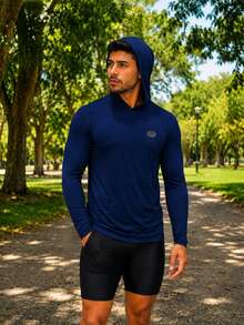 Kit 3 UV Protection Thermal Second Skin T-Shirt With Hood - 彩色 - 查看 3