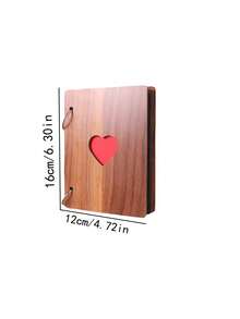 1pc Custom 6-Inch Photo Album, Hardcover Design, Vintage Handmade Album, Youth Keepsake Book, Graduation Photo Album, Suitable For Scrapbooking And Photo Collection At Weddings, Birthday Parties, And Other Occasions - Multicolor - View 2