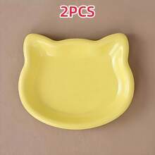 2pcs Table Plastic Trays, Cat-Shaped Plastic Trays, Multi-Function Pet Trays, Multi-Cat Household, Colorful Assortment, Smooth Surface, Easy To Clean, Reusable, Perfect For Kitchen, Bathroom, Vanity And Office Use. As Desktop Storage Trays And Decorative Trays. - Multicolor - View 12
