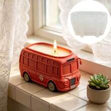 Molde de silicona con forma de autobús de Londres para maceta de suculentas/Molde de silicona para maceta de autobús de dos pisos, portaplumas, taza de lápices, taza de velas/Fácil de liberar y reutilizable, adecuado para manualidades de resina, yeso, arcilla, concreto, cemento y talla grande, fácil de liberar, adecuado para varios regalos festivos y decoración del hogar - A - Ver 8