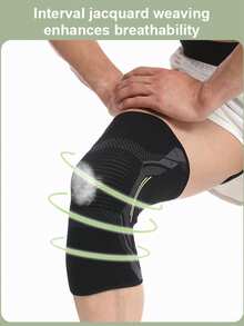 Sports Fitness Cycling Running Leg Cover Thin Warm Elastic Protective Gear Spring Breathable Unisex Non-Slip Nylon Knee Pads - Multicolor - View 8
