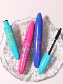 USHAS Black Mascara, Long-Lasting Waterproof Formula, 360° Spiral Brush, Creates Voluminous And Curled Lashes, Natural Dimensional Eye Makeup, Suitable For All Skin Types - #01 - 查看 5