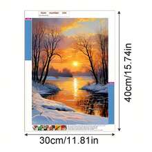 DIY 5D Diamond Painting Full Drill Set, DIY Diamond Sticker Decoration Kit, Suitable For Home Decor And Wall Decoration, Unique Design Handmade Gift Set, Perfect Choice For Holiday Parties And Various Festive Occasions - Sets - View 2