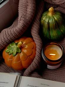 A Set Of Pumpkin-Shaped Storage Container With Leaves Silicone Mold, DIY Creative Pumpkin Candle Vessels Plaster Mould, Epoxy Resin Mold For Holiday Home Decor & Gifts Ornament, Handicrafts Casting Molds, Autumn Halloween Decoration Gypsum Mold - 01-straight-eared Rabbit Tray Silicone Mold - View 9
