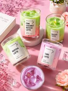 Long-Lasting Coffee Scented Candles, Caramel, Lavender, Coconut, Lemon, Soothing And Stress-Relieving, Long-Lasting Air Freshener, Suitable For Home, Bedroom, Bathroom, Wedding, Souvenir, Valentine's Day, Mother's Day, Music Festival, Birthday, Graduation Decoration - Multi Scents - View 8