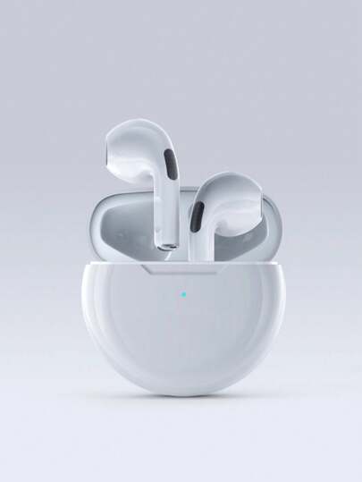 True Wireless Earbuds - Compatible With Apple And Android, Built-In Microphone, Sweat-Resistant, Up To 24 Hours Battery Life - White, Earphones > Wireless, Airbud's, Earphones, Over-Ear Headphones