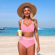 Wholesale Women's Two-Piece Bikini Sets - X262005藍色 - 查看 7