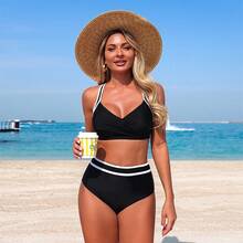 Wholesale Women's Two-Piece Bikini Sets - X262005藍色 - 查看 5
