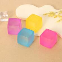 1pc Cross-Border Hot-Selling Large Ice Cube Maltose Squeeze Toy, Muscle Relief Stress Relief Gadget, Viral Decompression Toy, Fluid Texture Large Ice Cube Squeezer - Multicolor - View 19