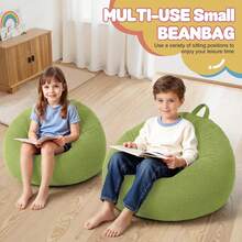 2-Leg Bean Bag Chair, Giant Bean Bag Chairs For Adults, Large Bean Bag Chairs With Memory Foam Filling, Large Bean Bag Chairs With Plush Cover - Gray - 灰色 - 查看 4