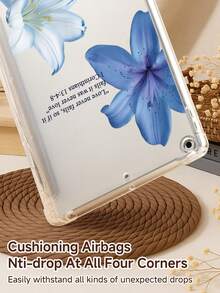 Customized Floral & Text Protective Case Compatible With 2026 Air8(M4), 10th/11th Gen, 7/8/9 (10.2 Inch), Mini 4/5/6/7, Pro 11 Inch (M4)-2024, 10.2 Inch, Built-In Pencil Slot, Four-Corner Anti-Drop, Perfect Gift For Yourself, Friends, Colleagues, Birthday, New Year, Anniversary, Valentine's Day And More - Multicolor - View 6