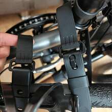 Practical Adjustable Durable Buckle Strong Tie, Rubber Multi-Function Quick Release Luggage Cargo Fastener Storage Ring Rope Tension Strap, Suitable For Camping Yoga Mat Hose Bicycle Hose, Orange - Multicolor - View 12