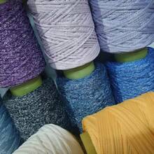 Benang Rajut Buatan Tangan DIY 3mm 150g Poliester Warna Polos - Beraneka warna - View 10