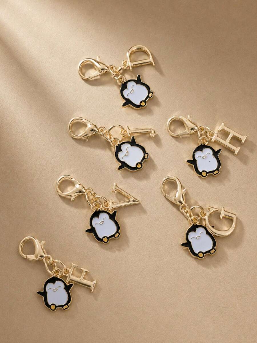 Customizable Cute Penguin Keychain, Fashionable & Versatile, Adorable For Daily Use, Penguin Key Chain Gift For Girls