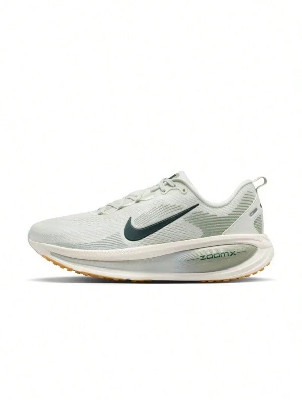 Nike VOMERO 18-Kilometer Professional Running Shoe For Men With Cushioned Cushioning. - Light Green - View 1
