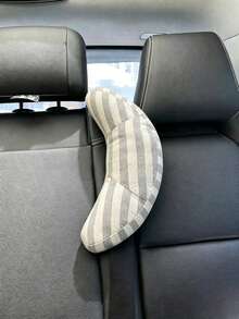 1pc All Cotton Car Neck Pillow Headrest Seat Belt Cushion For Kids, Car Accessory Gift - Multicolor - View 3