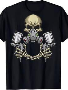 Men T-Shirts - Black - View 7