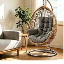 Single Person Swing And Balcony/Garden Cushion (Only Displaying The Cushion, Not Including The Swing Itself) - one-size - View 8