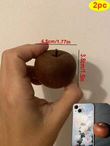 1/4/8件組木製蘋果精油擴香裝飾品，天然木香裝飾，無火香氛擺飾，適用於居家、臥室、辦公室、客廳、浴室、冥想與SPA裝飾 - 彩色 - 查看 13