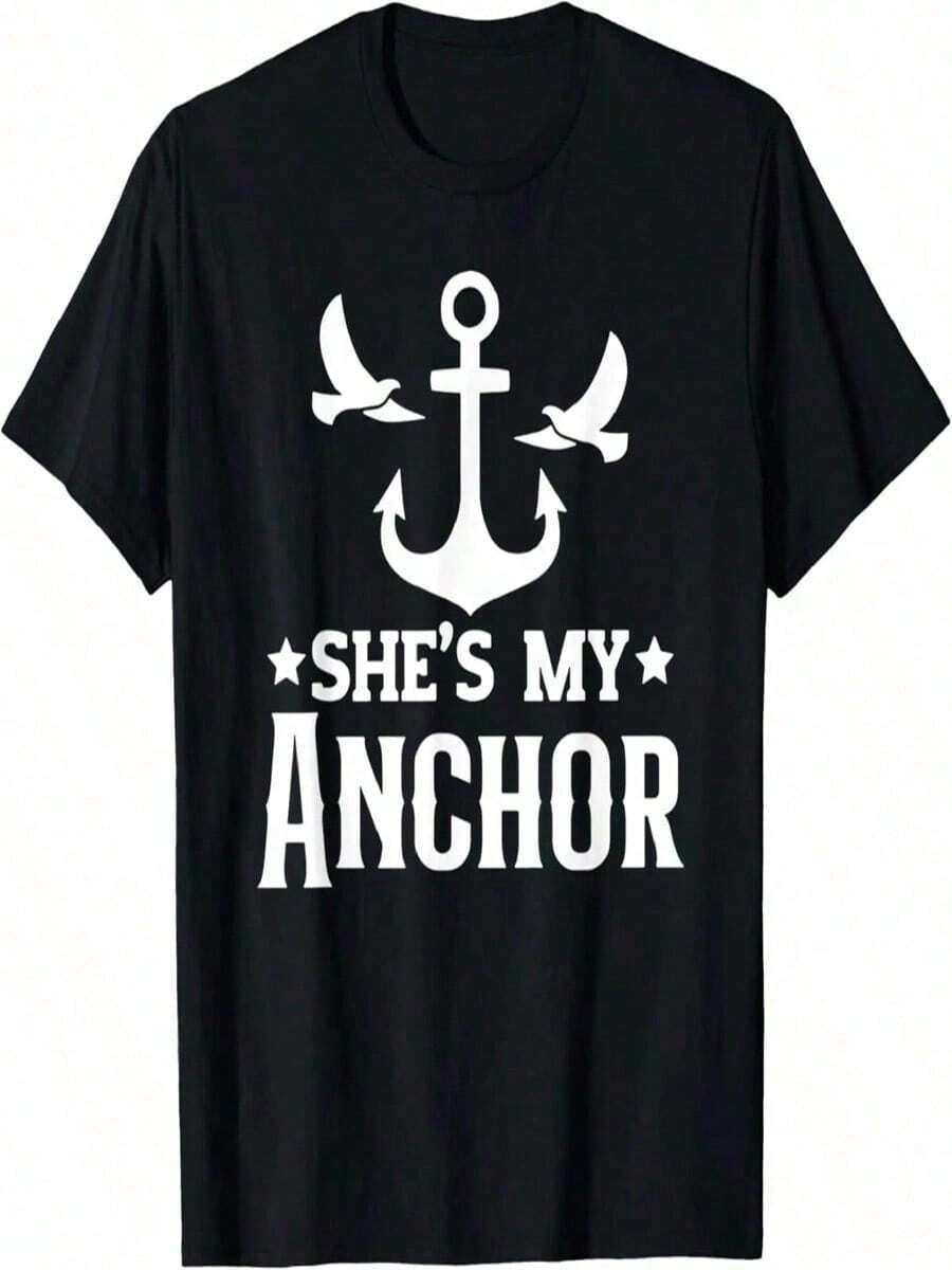 Plus Sizes - Plus Sizes - Women's Elegant Casual Crew Neck T-Shirt With Colorful And Fun Print For Spring - Black29 - View 1