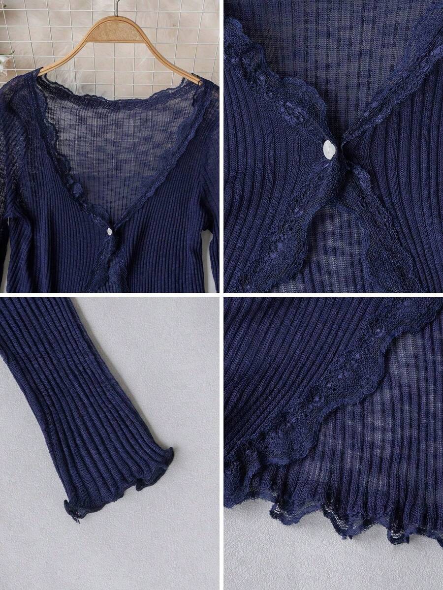 Women Sports Knit Tees & Tanks - 深灰色 - 查看 1