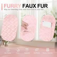 2-Leg Bean Bag Chair, Giant Bean Bag Chairs For Adults, Large Bean Bag Chairs With Memory Foam Filling, Large Bean Bag Chairs With Plush Cover - Gray - 深灰色 - 查看 6