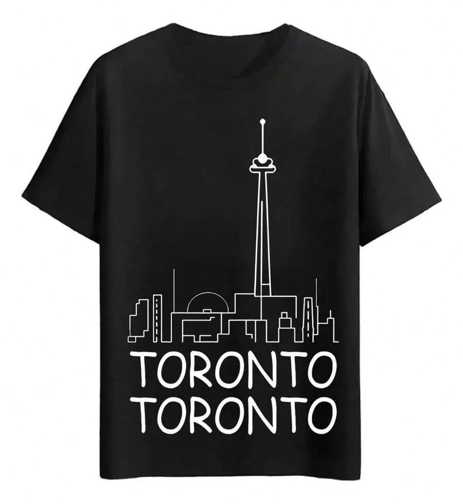 Playeras Toronto Skyline Design - Negro - Ver 1
