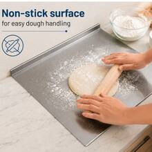 2026 Thickened & Oversized Heavy Duty Stainless Steel Cutting Board - Extra Large Thickened Cutting Board, Non-Slip Surface, Heavy Duty Structure, Suitable For Kitchen, Baking, Meat, Vegetables, Cookware, Food Enthusiasts - View 11