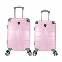 2-Piece Hard-Shell Suitcase Set, 20 And 18 Inches, Hand Luggage, 10KG And 8KG, Lightweight PC+ABS Material, 360° Detachable Wheels With Integrated Lock - Blue - View 1