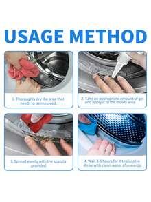 JUE FISH Jue-Fish Pembersih Jamur Mesin Cuci, Cocok Untuk - Jamur dan Noda pada Segel Silikon Mesin Cuci, Kulkas, Segel Mesin Cuci, Segel Kulkas, Kulkas, Wastafel, Toilet, Sudut Dinding, Ubin (Dikirim secara acak, model baru dan lama berdasarkan batch produksi) - Beraneka warna - View 5