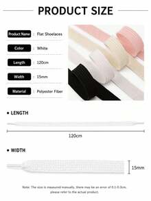 1 Pair Shoelaces (120cm/47.24in), Suitable For Athletic Shoes, Unisex Shoelaces, Replacement Shoelaces For Athletic Shoes - Multicolor - View 7