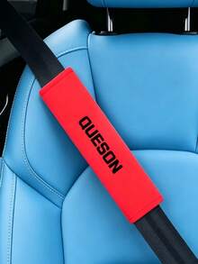 1pc Car Seat Belt Shoulder Pad, Customizable With Your Personalized Name Text - Comfortable Shoulder Protection, Relieves Shoulder Tightness And Pressure, Releases Stress. Suitable For Comfortable Driving, Handbags, Cameras, Backpacks, Car Seat Belt Pads, Vehicle Interior Accessories, Minimalist Design, Durable Material - Multicolor - View 5