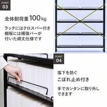 ラック スリム 棚板高さ調節がカンタン 全体耐荷重100kg 本棚 漫画 本 収納 シェルフ 棚 壁面収納 幅80. 5×奥行17×高さ96. 5cm 組立品 ダークブラウン/サンドブラック RKSR - 8015(DBR/SBK) - 幅80.5(新タイプ・据置き) + ダークブラウン - チェックする 7