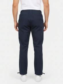 Nike Pantalones largos casuales y versátiles con cintura de cordón para hombres, para uso diario y desplazamientos - Azul - Ver 2