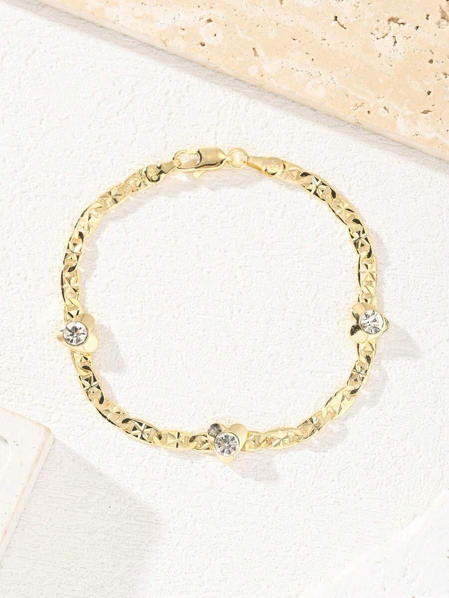 1 Romantic Bracelet With Elegant Butterfly Design For Women, Versatile Accessory Ideal For Daily Use, Dates, Parties And Gift For Friends - 米色 - 查看 1