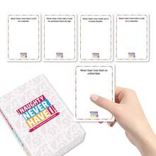 Naughty Never Have I Game Cards - Fun And Novel Challenge For Friends | Easy-To-Play Interactive Card Game | Perfect For Gatherings, Parties And Gifts, Game Gift! Card Game, Party Game, Friends Game, Board Game - View 4