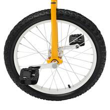 Futchoy Adjustable Exercise Unicycle 17.72in Outdoor Unicycle Yellow One Wheel Bike - Yellow - View 9