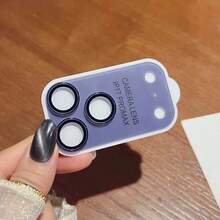 Camera Lens Protector Tempered Glass Metal Cover, Compatible With 17 Air Pro Max 1pc - Royal Blue - View 8
