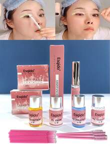 1 Upgraded Eyelash Lift Kit, Professional Eyelash Perm Kit, Liquid Kit, Curl Perm, Wave Lift Perm Kit, Suitable For Semi-Permanent Salon And Beginner DIY Home Use, Achieve Salon-Quality Eyelash Lift Effect, And Effective - Watermelon Pink - View 13