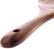 Natural Wooden Rice Spoon Non-Stick Wooden Rice Paddle Rice Scooper Rice Serving Spoon Rice Spatula For Rice Potato Salads, Serving Utensils For Kitchen And Dining, Rice And Potato Servers(7 Inch ) - White - View 3