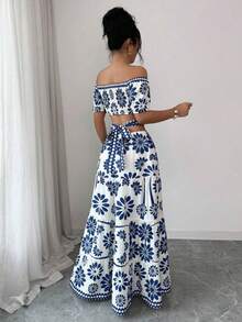 Women Midi Dresses - Green - View 3