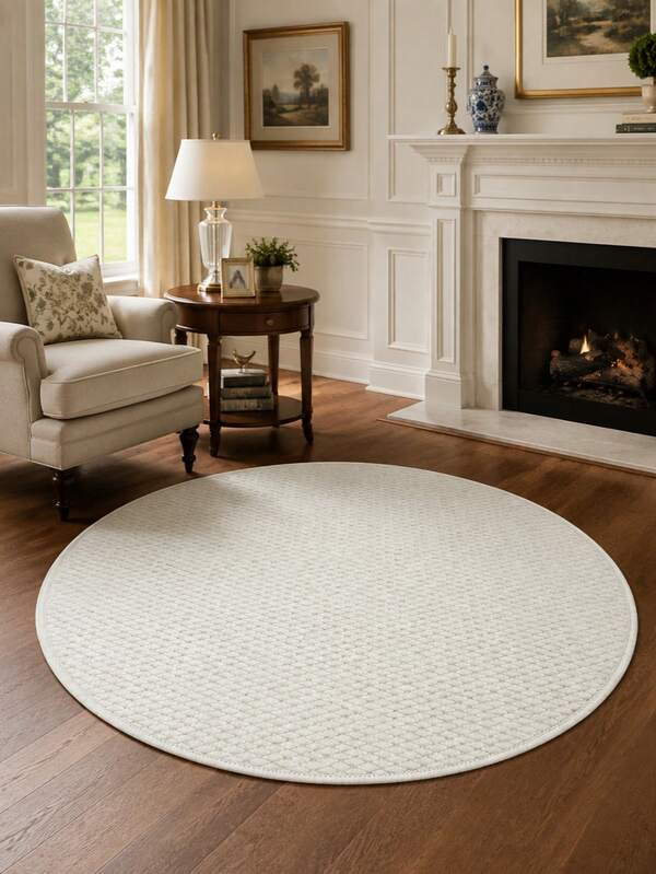 Faux Sisal Round Living Room Rug, Outdoor Dust-Proof Mat, Picnic Mat, Camping Mat, Easy To Store And Carry Outdoors, Multiple Sizes Available, Machine Washable And Fade-Resistant, Pet-Friendly, Wear-Resistant, Dirt-Resistant, Scratch-Resistant. Suitable For Outdoor, Home Garden, Entryway, Living Room, Dining Room, Bedroom, Study, Laundry Room, Balcony, Bay Window, Bedroom Rug, Kitchen Rug, Study Rug, Living Room Rug, Dining Room Rug, Bedside Rug, Coffee Table Mat, Room Decor, Home Decor.
