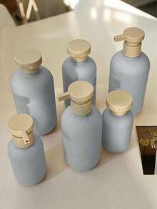 Travel Dispenser Silicone Bottle Portable Squeeze Shower Bottle Shampoo Dispenser Silicone Soap Dispenser Squeeze Bottles With Flip Cap Refillable Plastic Travel Bottles For Creams Lotion Shampoo Conditioner - Multicolor - View 9