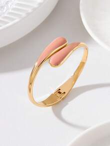 1pc Fashion Elegant Classic Colorful Dopamine Water Drop Tear-Shaped Bracelet & Ring Set, Women's Jewelry Set Suitable For Party, Banquet, Travel, Wedding, Vacation, Daily Wear, Jewelry Gift - Bracelet - View 3
