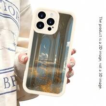 Stock almacén local MéxicoFunda para teléfono - Funda para teléfono 2D plana de TPU con diseño de escalera Sky Eye, cubierta protectora de fácil colocación compatible con  16 Pro Max,  16 Pro,  16 Plus,  16,  15 Pro Max,  15 Pro, I - 1 unidad - Ver 2