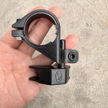 Guía de cadena para bicicleta de montaña, guía de cadena de disco único con engranaje positivo y negativo, accesorio de bicicleta con desviador delantero anti-caída de cadena, accesorio de modificación de protección y estabilización de cadena para ciclismo todoterreno - Multicolor - Ver 7