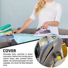 Universal Iron Soleplate Protector, Non-Stick Soleplate Cover, Suitable For Steam Irons - Durable Heat-Resistant Protector, Suitable For All Fabrics, Easy Installation - Essential Home Accessory - Other - View 9