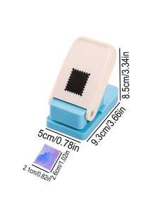 1PC Large Effort-Saving Stamp Embosser, Creative Pattern Design Paper Punch, Used For Decorating Envelopes And Crafts, Scrapbook And Journal Making, Gift For Friends - Single Piece - View 21